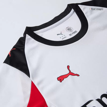 Camisola Ac Milan 2025-26 Alternativa Branca Versão Adepto