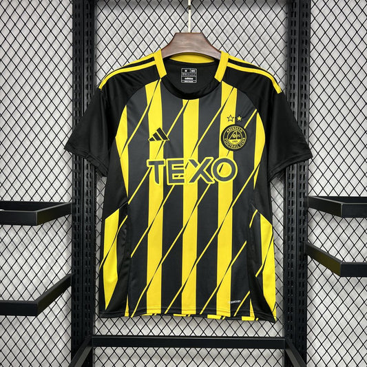 Camisola Aberdeen FC 2024-25 Alternativa Preta Versão Adepto