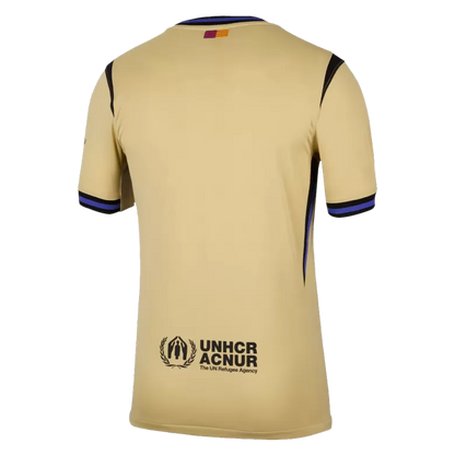 Camisola FC Barcelona 2025-26 Alternativa Amarela Versão Adepto
