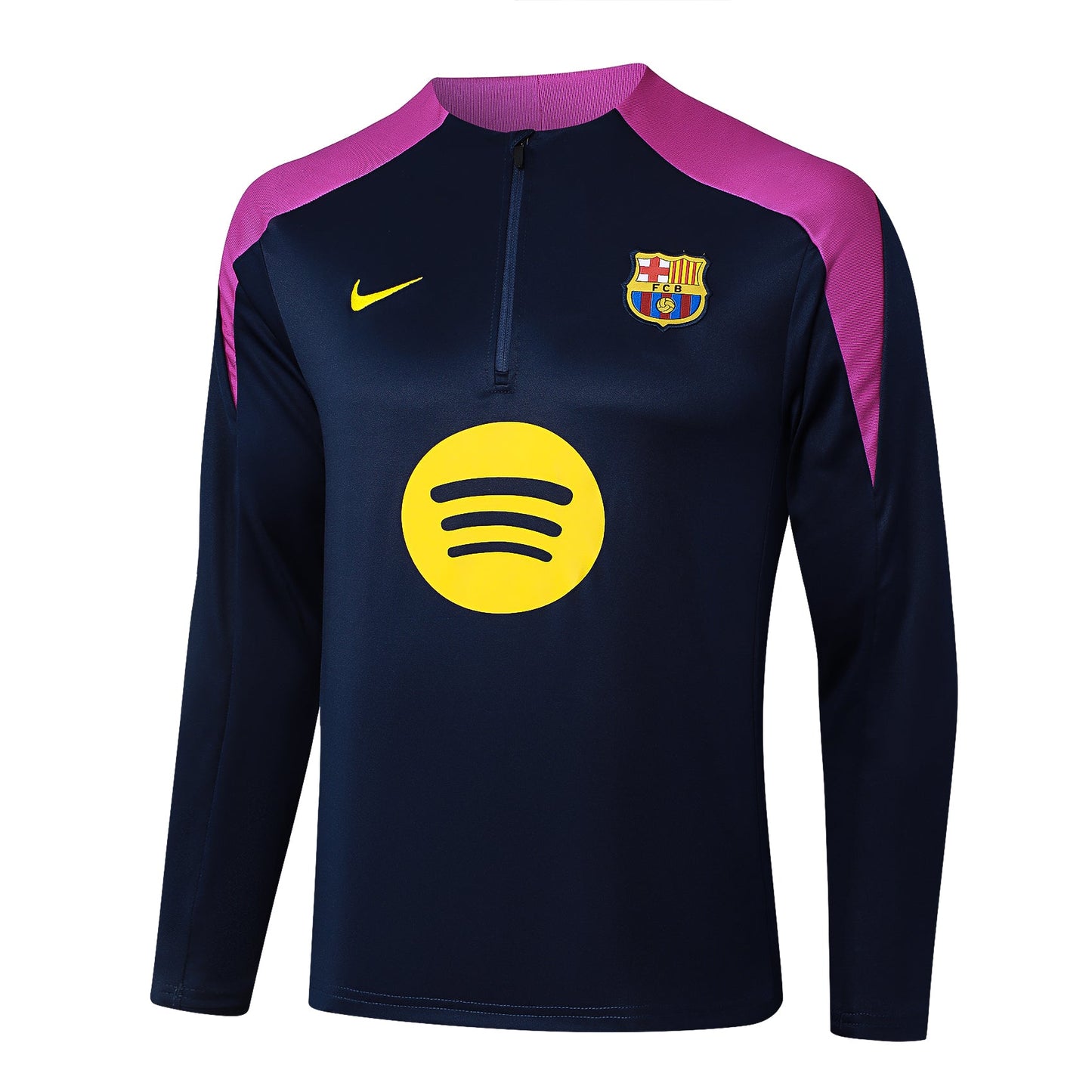 Fato de Treino FC Barcelona 2024-25 - Camisola com Fecho