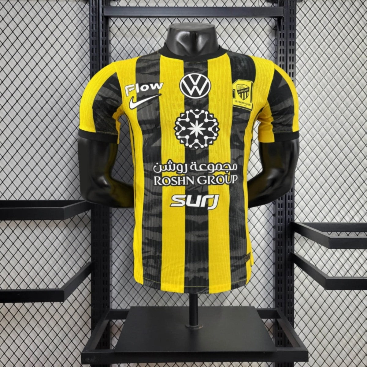 Camisola Al-Ittihad Club 2025-26 Principal Versão Jogador