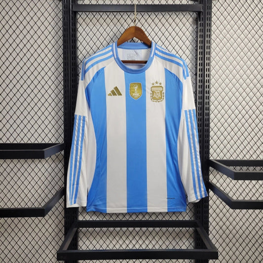 Camisola Manga Comprida Argentina 2024 Principal Versão Adepto