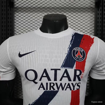 Camisola FC Paris Saint-Germain 2025-26 Alternativa Branca Versão Jogador