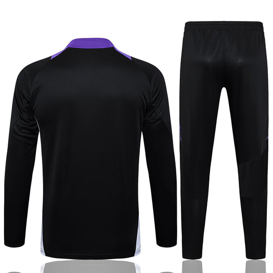 Fato de Treino Real Madrid CF 2024-25 - Camisola com Fecho