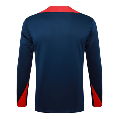 Fato de Treino FC  Barcelona 2024-25 - Camisola com Fecho