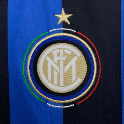 Camisola Manga Comnprida Inter Milão 2009-10 Principal Final UCL