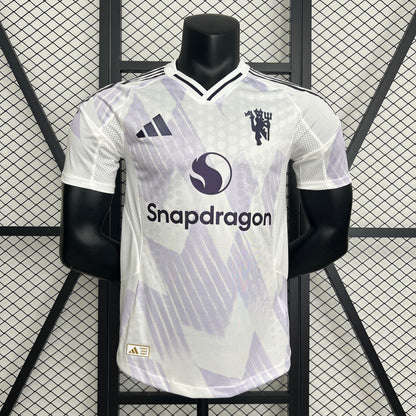 Camisola M-United 2025-26 Alternativa Branca Versão Jogador