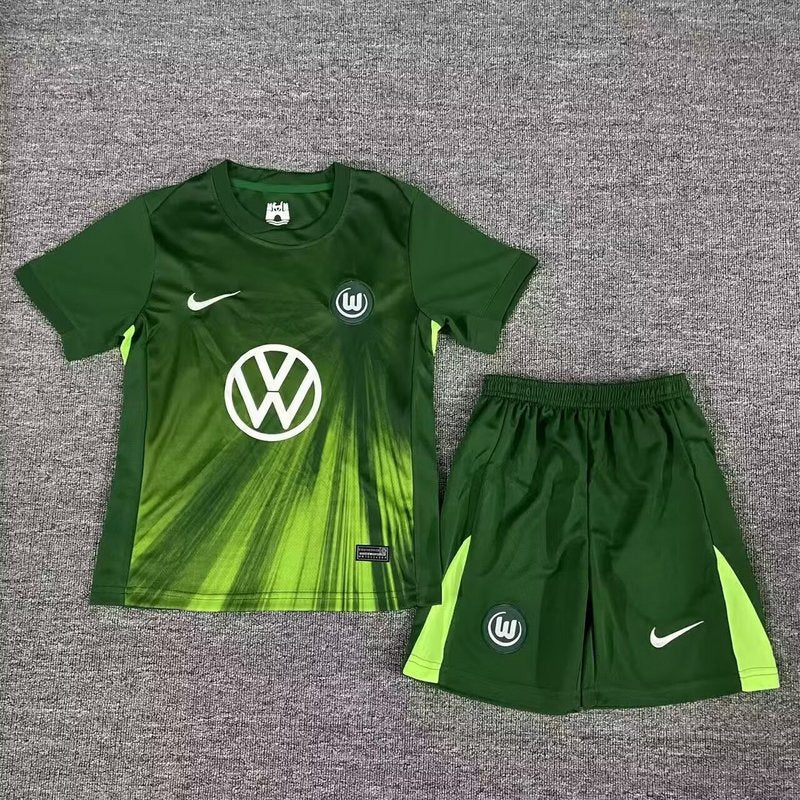 Kit Criança VfL Wolfsburg 2025-26 Principal