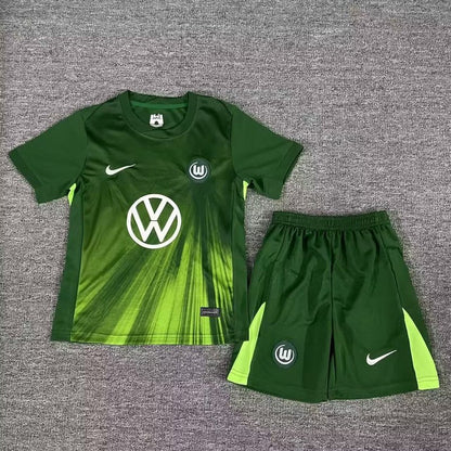 Kit Criança VfL Wolfsburg 2025-26 Principal