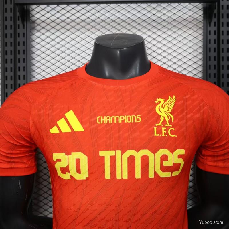 Camisola LIV 2025-26 Edição 20 Vezes Campeão Versão Jogador