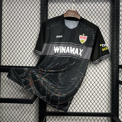 Camisola VfB Estugarda 2024-25 Alternativa Preta Versão Adepto