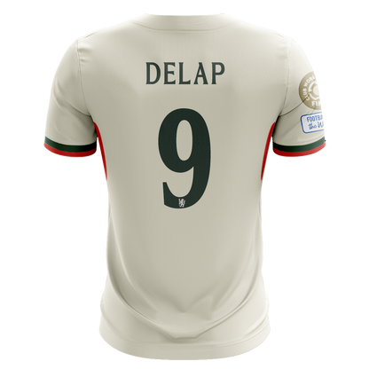 Camisola CHE 2025-26 Alternativa Branca CWC Versão Adepto DELAP #9