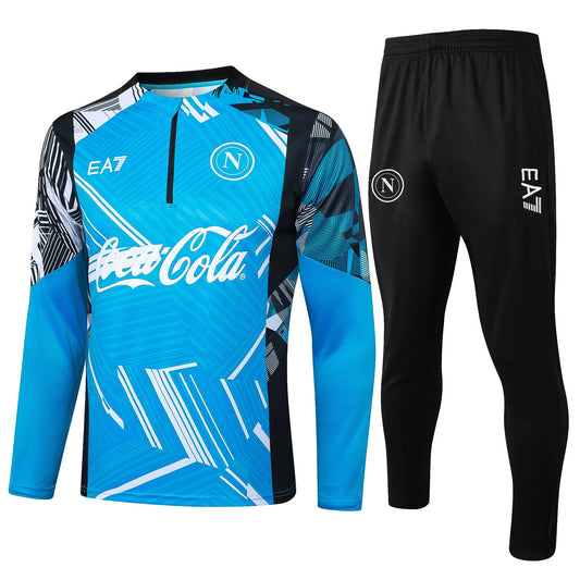 Fato de Treino Napoles 2024-25 - Camisola com Fecho