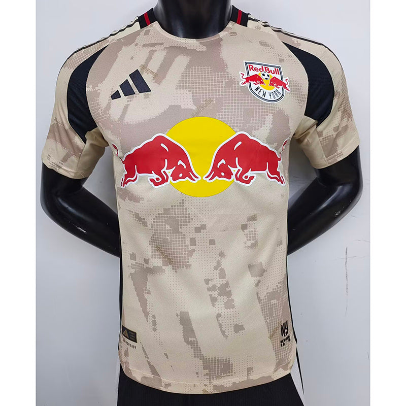 Camisola New York Red Bulls 2025-26 Alternativa Branca Versão Jogador
