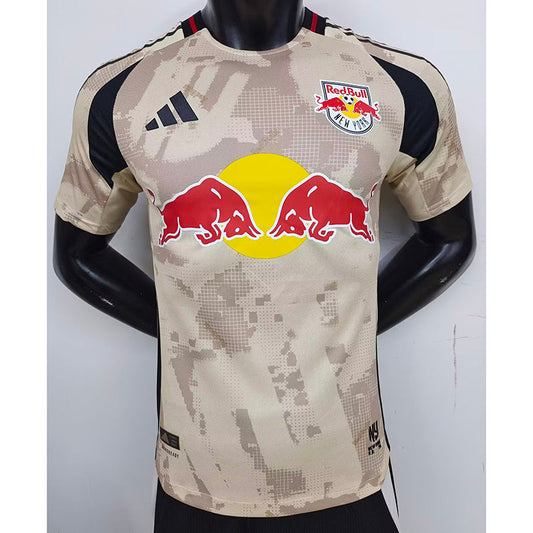Camisola New York Red Bulls 2025-26 Alternativa Branca Versão Jogador