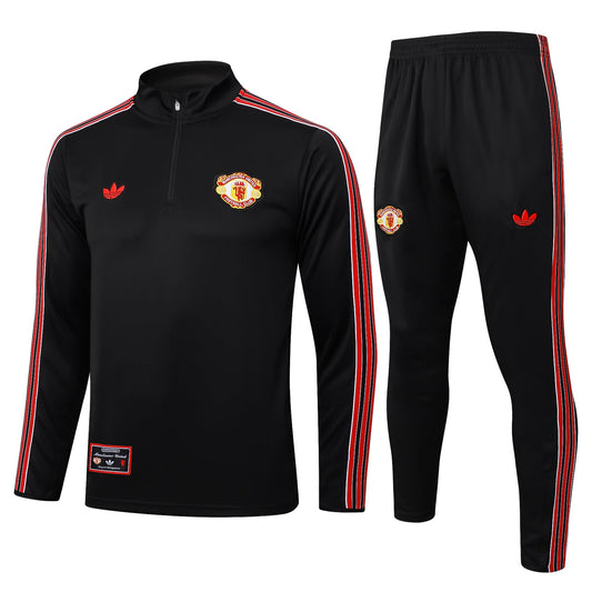 Fato de Treino M-United 2024-25 - Camisola com Fecho