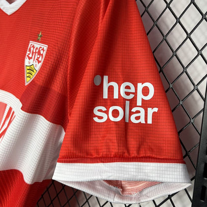 Camisola VfB Estugarda 2024-25 Alternativa Vermelha Versão Adepto