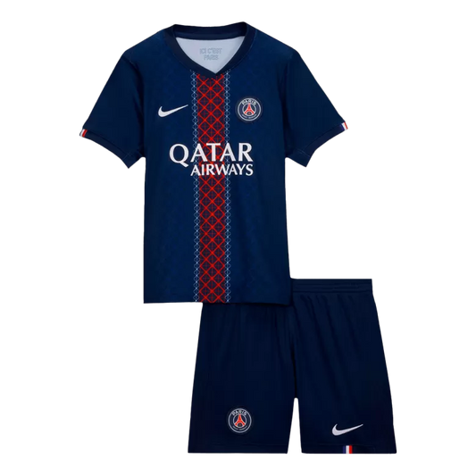 Kit Criança FC Paris Saint-Germain 2025-26 Principal