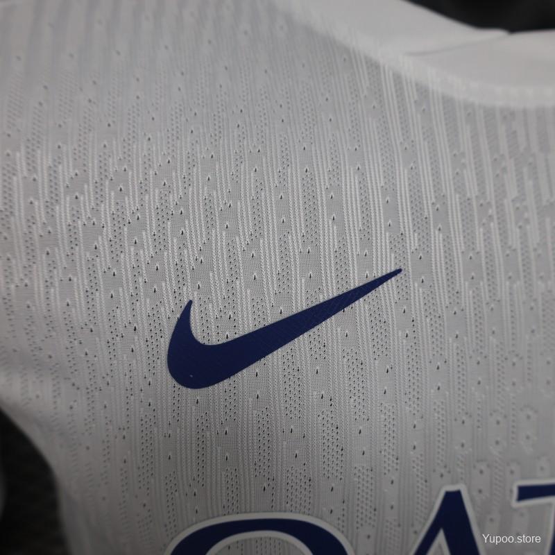 Camisola FC Paris Saint-Germain 2024-25 Alternativa Branca Versão Jogador