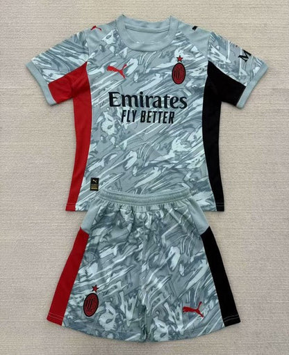 Kit Criança AC Milan 2025-26 Guarda-Redes