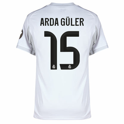 Camisola Real Madrid CF 2025-26 Principal Versão Adepto ARDA GULER #15