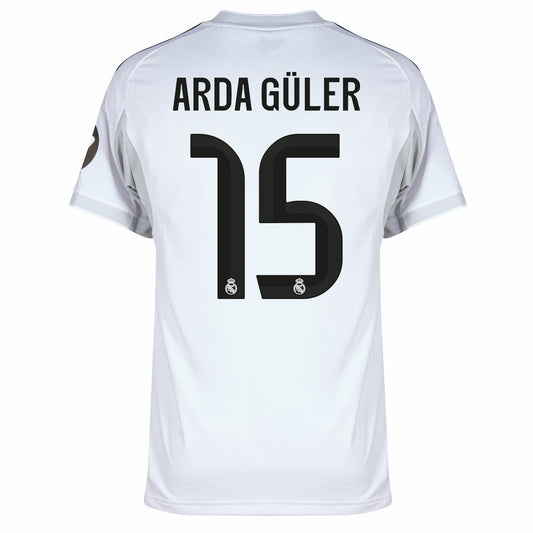 Camisola Real Madrid CF 2025-26 Principal Versão Adepto ARDA GULER #15