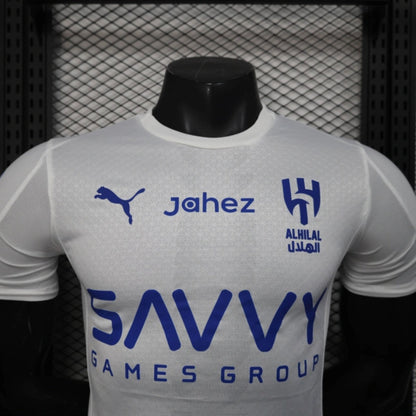 Camisola Al-Hilal SFC 2025-26 Alternativa Branca Versão Jogador