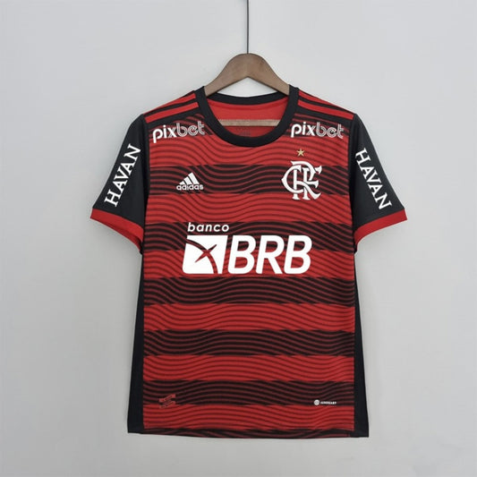 Camisola Flamengo 2022-23 Principal Todos Patrocinadores