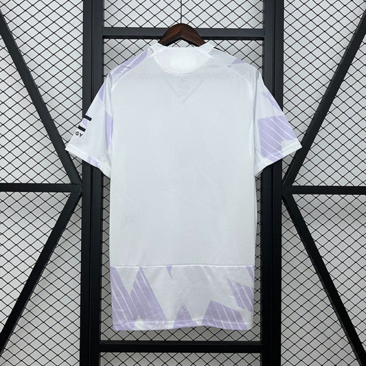 Camisola M-United 2025-26 Alternativa Branca Versão Adepto