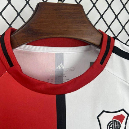 Kit Criança CA River Plate 2025-26 Alternativo