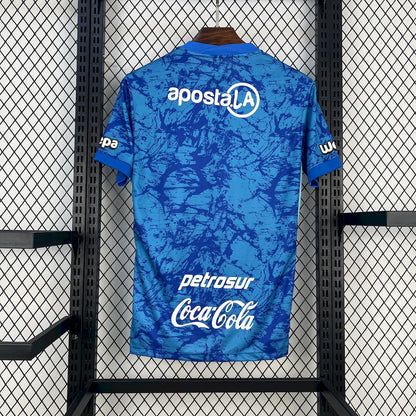 Camisola Olimpia Asuncion 2025-26 Alternativa Azul Versão Adepto