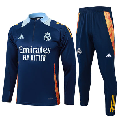 Fato de Treino Real Madrid CF 2024-25 - Camisola com Fecho