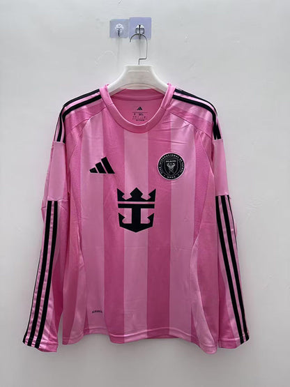 Camisola Manga Comprida Inter Miami CF 2025-26 Principal Versão Adepto