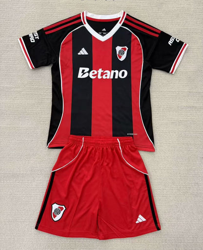 Kit Criança CA River Plate 2025-26 Alternativo CWC