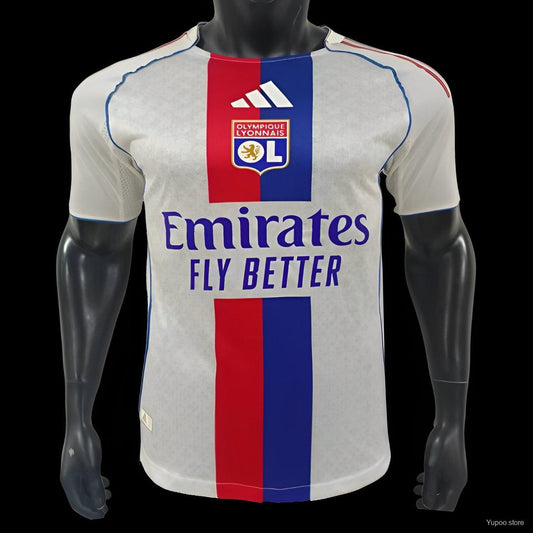Camisola Olympique Lyon 2025-26 Principal Versão Jogador