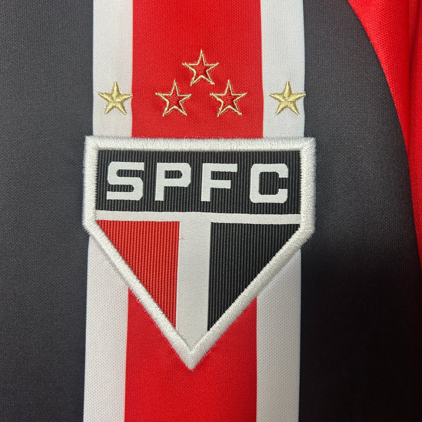 Camisola São Paulo FC 2025-26 Alternativa Riscas Lisa Versão Adepto