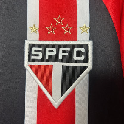 Camisola São Paulo FC 2025-26 Alternativa Riscas Lisa Versão Adepto