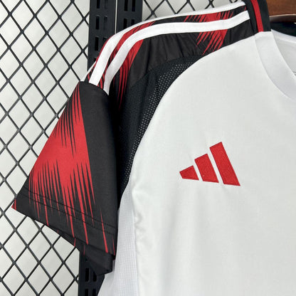 Camisola CR Flamengo 2025-26 Alternativa Branca Versão Adepto
