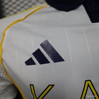Camisola Al-Nassr 2025-26 Alternativa Branca Versão Jogador