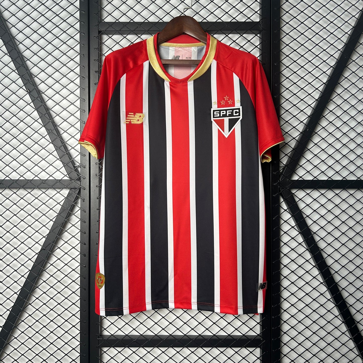 Camisola São Paulo FC 2025-26 Alternativa Riscas Lisa Versão Adepto