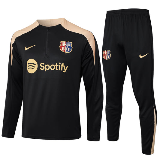 Fato de Treino FC Barcelona 2024-25 - Camisola com Fecho