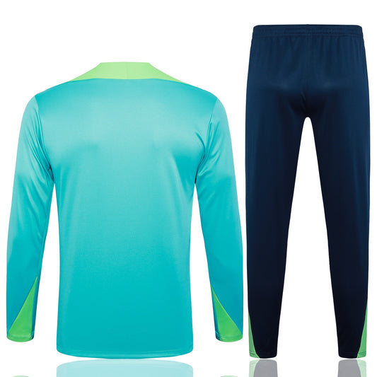 Fato de Treino Brasil 2024 - Camisola com Fecho