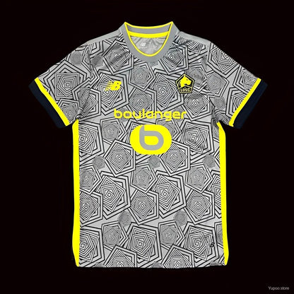 Camisola LOSC Lille 2024-25 Alternativa Cinzenta Versão Adepto