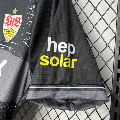 Camisola VfB Estugarda 2024-25 Alternativa Preta Versão Adepto