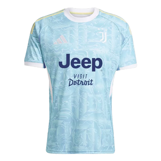 Camisola Juventus FC 2025-26 Alternativa Azul Versão Adepto