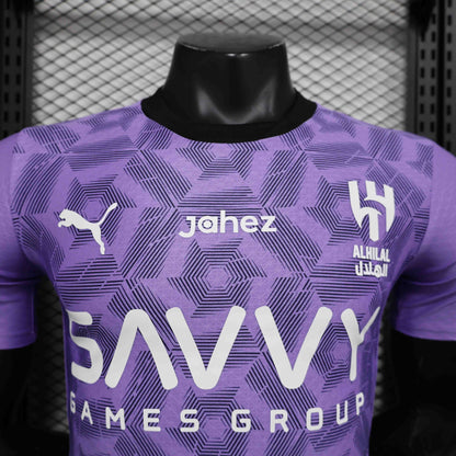 Camisola Al-Hilal SFC 2024-25 Alternativa Azul Versão Jogador