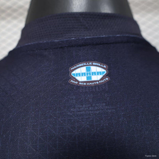 Camisola Olympique Marselha 2025-26 Alternativa Azul Versão Jogador