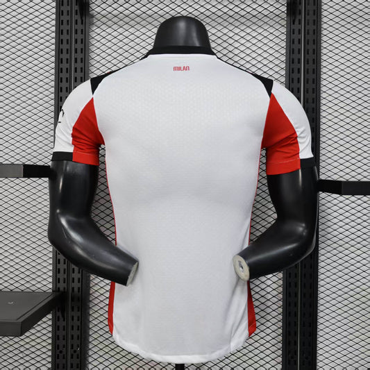 Camisola Ac Milan 2025-26 Alternativa Branca Versão Jogador