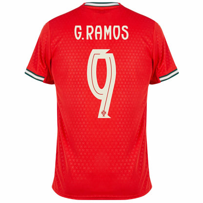 Camisola Portugal 2025 Principal Versão Adepto G. RAMOS #9