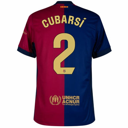 Camisola FC Barcelona 2024-25 Principal Versão Adepto CUBARSÍ #2